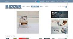 Desktop Screenshot of kidder.ca